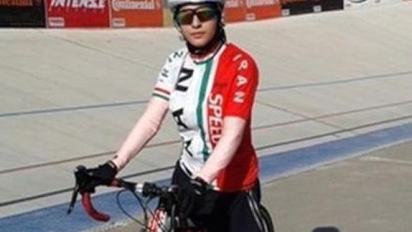 Late Iranian female cyclist Zaynab Sasanian (Photo: Press TV)