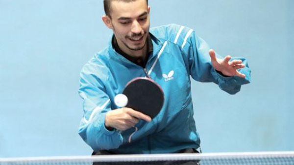 Ziad Aziz hopes to help Jordan make its mark in this weekend's West Asia Table Tennis Championships (Photo: Jordan Olympic Committee News Service)