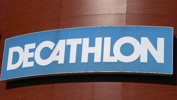 A picture taken on February 27, 2019, shows the logo at a store of French sports goods retailer Decathlon in Montpellier, southern France. French sports retailer Decathlon on February 26, 2019, cancelled plans to sell a sports version of the hijab Muslim headscarf in France, following an outcry.
Pascal GUYOT / AFP