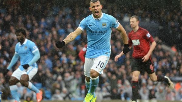 أغويرو يقود سيتي للفوز