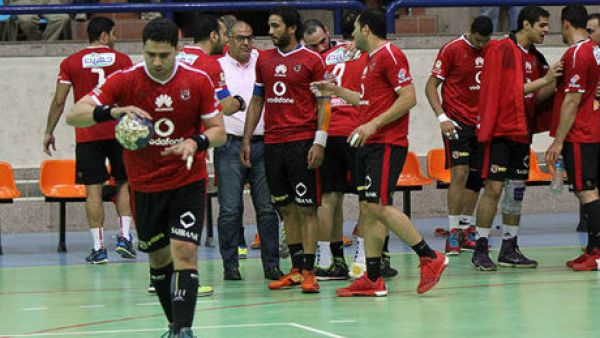Ahly's handball team (Photo: Ahram) 
