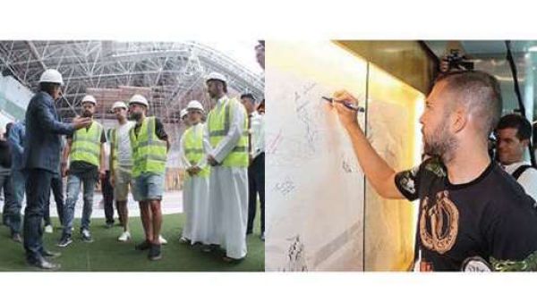 Jordi Alba was full of praise for the facilities at Qatar’s Aspire Academy. (Photo: Gulf Times)