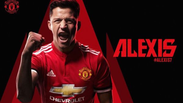 الصورة التي نشرها مانشستر يونايتد عقب الإعلان عن انتقال أليكسيس سانشيز