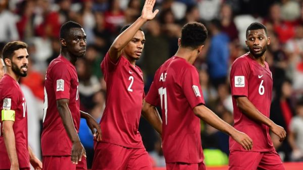 Lebanon's Ali Hamam had a goal ruled out for a foul as Qatar emerged victorious in their opening Group E game at the Asian Cup. Lebanon's Ali Hamam had a goal ruled out for a foul as Qatar emerged victorious in their opening Group E game at the Asian Cup.