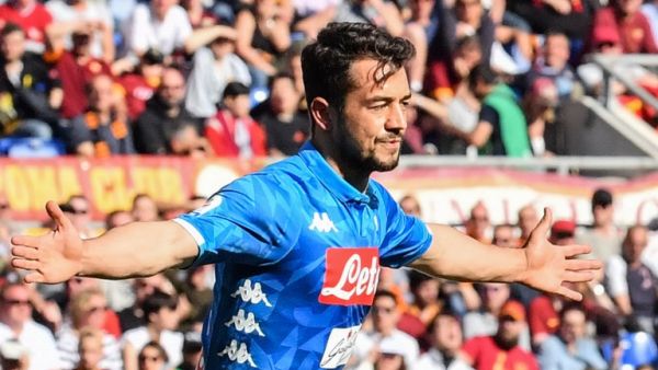 يونس يحتفل بهدفه