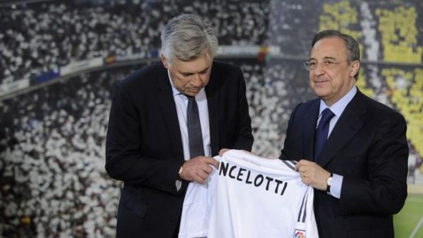 فلورنتينو بيريز وأنشيلوتي