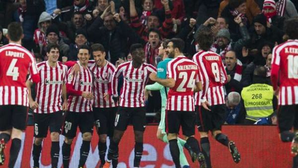 بلباو يصعق برشلونة