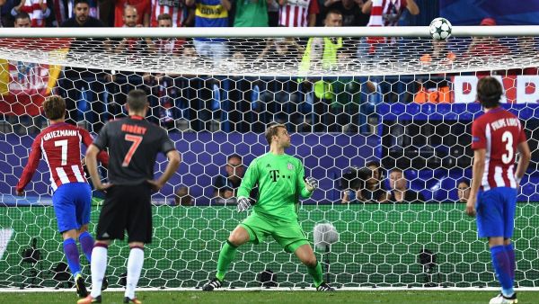 ركلة جزاء أنتوان غريزمان الضائعة