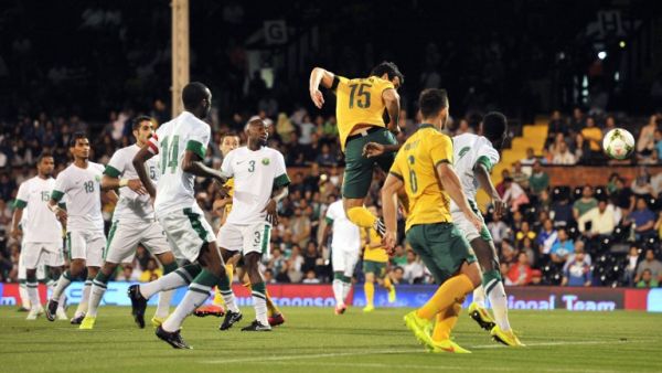 Defender Ryan McGowan says the Socceroos can deal with the pressure of a packed-out Saudi crowd.