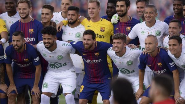 Barcelona won the game 5-0, with goals from Gerard Deulofeu, Sergio Busquets, Lionel Messi, Luis Suarez and Denis Suarez.