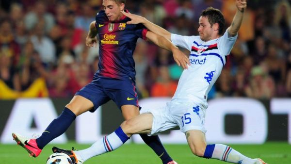 من لقاء الفريقين في نسخة عام 2012 التي انتهت بفوز سامبدوريا بنتيجة 1-0