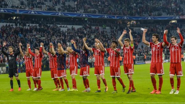 لاعبو بايرن ميونيخ يحتفلون (صورة أرشيفية)