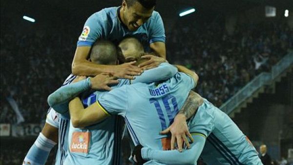 فرحة تشارلز بهدف سيلتا الأول