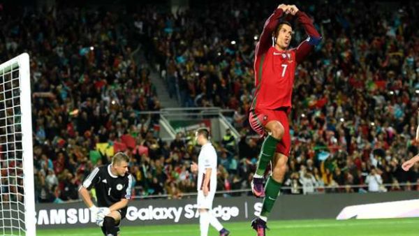 رونالدو يقود البرتغال للفوز