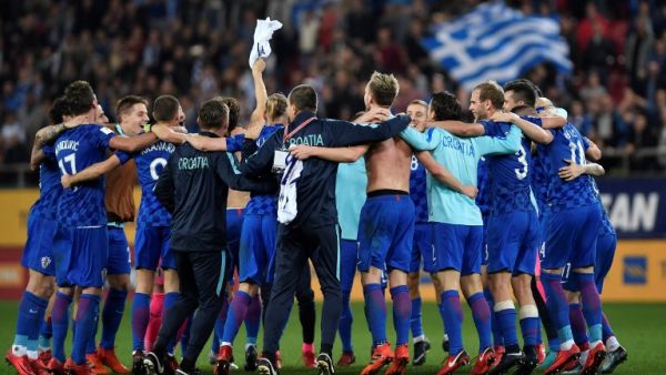 فرحة لاعبي كرواتيا بالتأهل التاريخي