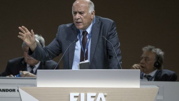 Chairman of the Palestinian football association, Jibril Rajoub