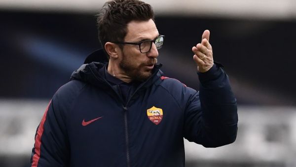 Roma coach Eusebio Di Francesco