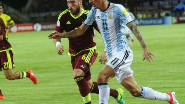 آنخيل دي ماريا خلال المباراة