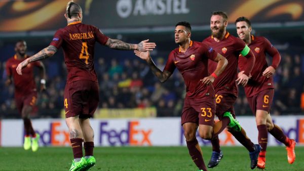 روما يسحق فياريال