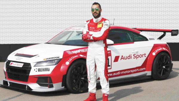 Edy Saaiby will take part in the Audi TT Cup (photo: Arab News)