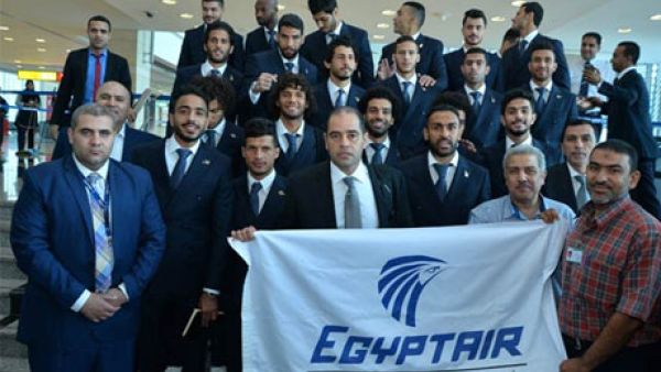 Egypt national football team fly to Russia for World Cup (Photo: Ahram Arabic Gate)