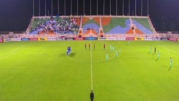 Saudi Arabia's Al-Hilal footballers (R) ignore minute's silence for victims of a recent Iranian plane crash ahead of the Group D match of the 2018 AFC Champions League with Iranian football club Esteghlal Tehran on February 20, 2018. (Photo: Press TV)