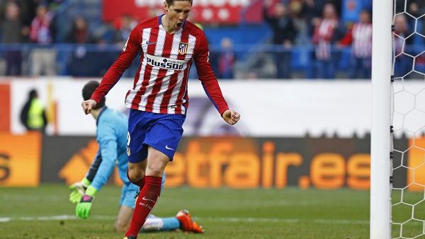 توريس يحتفل بهدفه