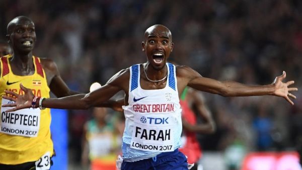 Six-time world champion Mohamed Farah