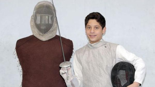 Jordan’s Qusai Hubbub has his eye on the big time in fencing (Photo: JOC Media Service)