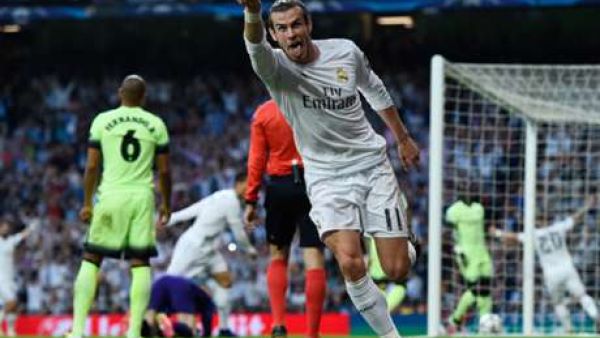 بايل يحتفل بالهدف الذي تسبب فيه