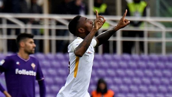 غيرسون يحتفل خلال المباراة