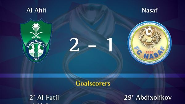 Al Ahli 2-1 Nasaf