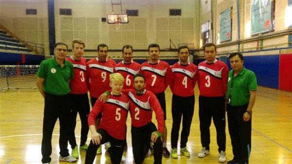 The Iranian men’s national goalball team (Photo: Press TV)
