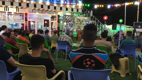 Young supporters of the Real Madrid football club attend on May 28, 2016 in the Iraqi town of Balad, a memorial ceremony for friends and relatives killed two weeks earlier in a deadly shooting attack on their fan club officials say left 16 people dead. The deadly attack was claimed by the Islamic State group and sparked an outpouring of sympathy from the football world.
Jean-Marc Mojon / AFP