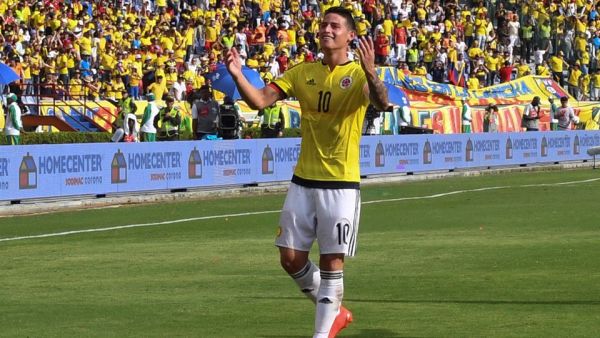 خاميس يقود كولومبيا للفوز