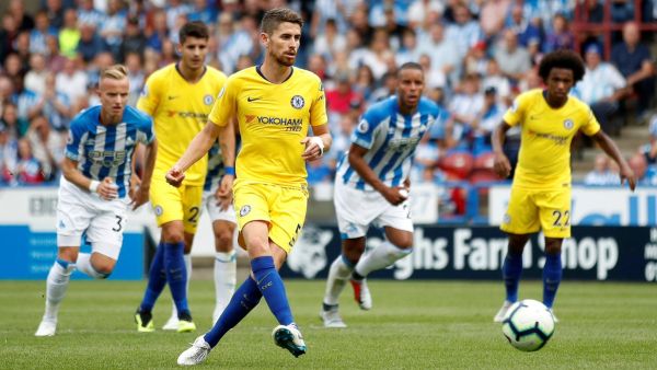 جورجينيو يسجل أول أهدافه في قميص تشيلسي