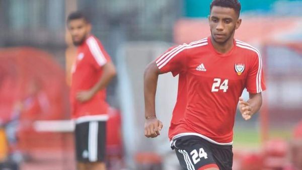 Mohammed Khalfan Al Harasi will miss out on playing in the Asian Games in Indonesia. (Photo: UAE FA on Twitter)