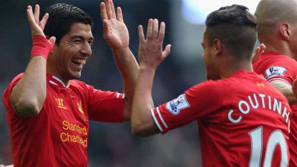 صورة أرشيفية لكوتينيو وسواريز حينما كانا في ليفربول