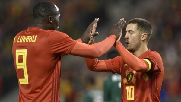 هازارد ولوكاكو ينقذان بلجيكا من الخسارة