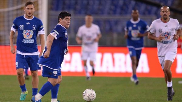 مارادونا خلال اللقاء