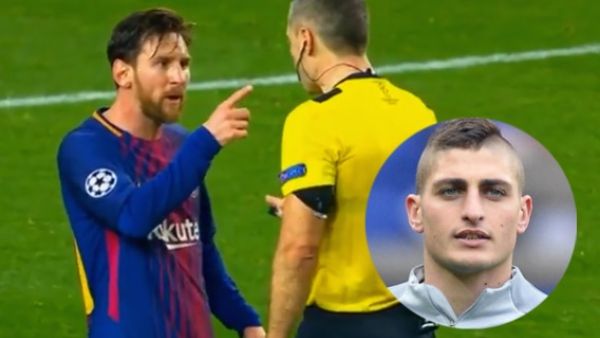 فيراتي يرى أن الحكام يتساهلون في معاملة ميسي