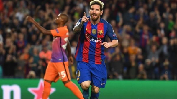 ميسي يقود البارسا لفوز كبير على فريق المدرب بيب غوارديولا