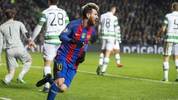 ميسي يقود برشلونة للفوز