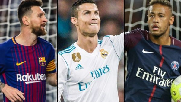 الثلاثي نيمار ورونالدو وميسي