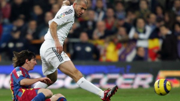 The Frenchman, now coach at Barcelona's great Clasico rivals, had an early taste of La Pulga's skills as Madrid were destroyed 3-0 back in 2005