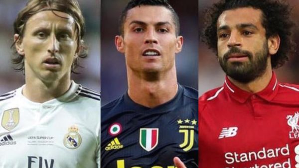 صلاح ورونالدو ومودريتش يتنافسون على الجائزة هذا العام