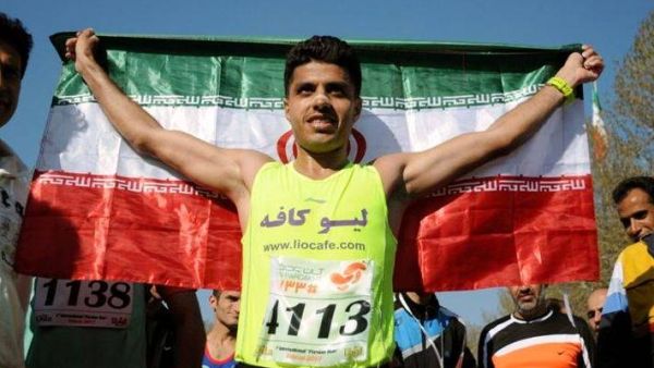 Iranian long distance runner Mohammad Jafar Moradi (Photo: Marathon's official Facebook page)