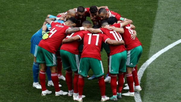  Fernando Hierro's side finish above Portugal in Group B after a 2-2 draw against Morocco in Kaliningrad. 
