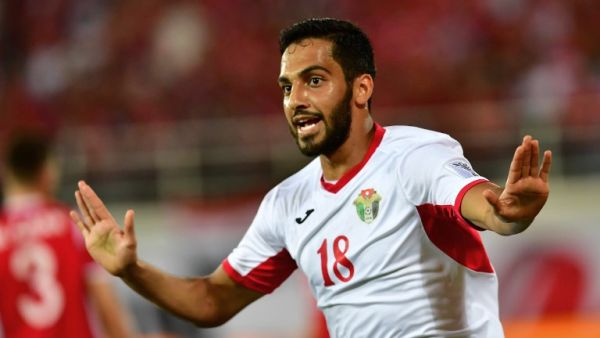  Mousa Suleiman scored one goal and made another as Jordan beat Syria 2-0 on Thursday to qualify from the Asian Cup's Group B. 