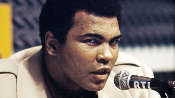 The late boxing legend Muhammad Ali